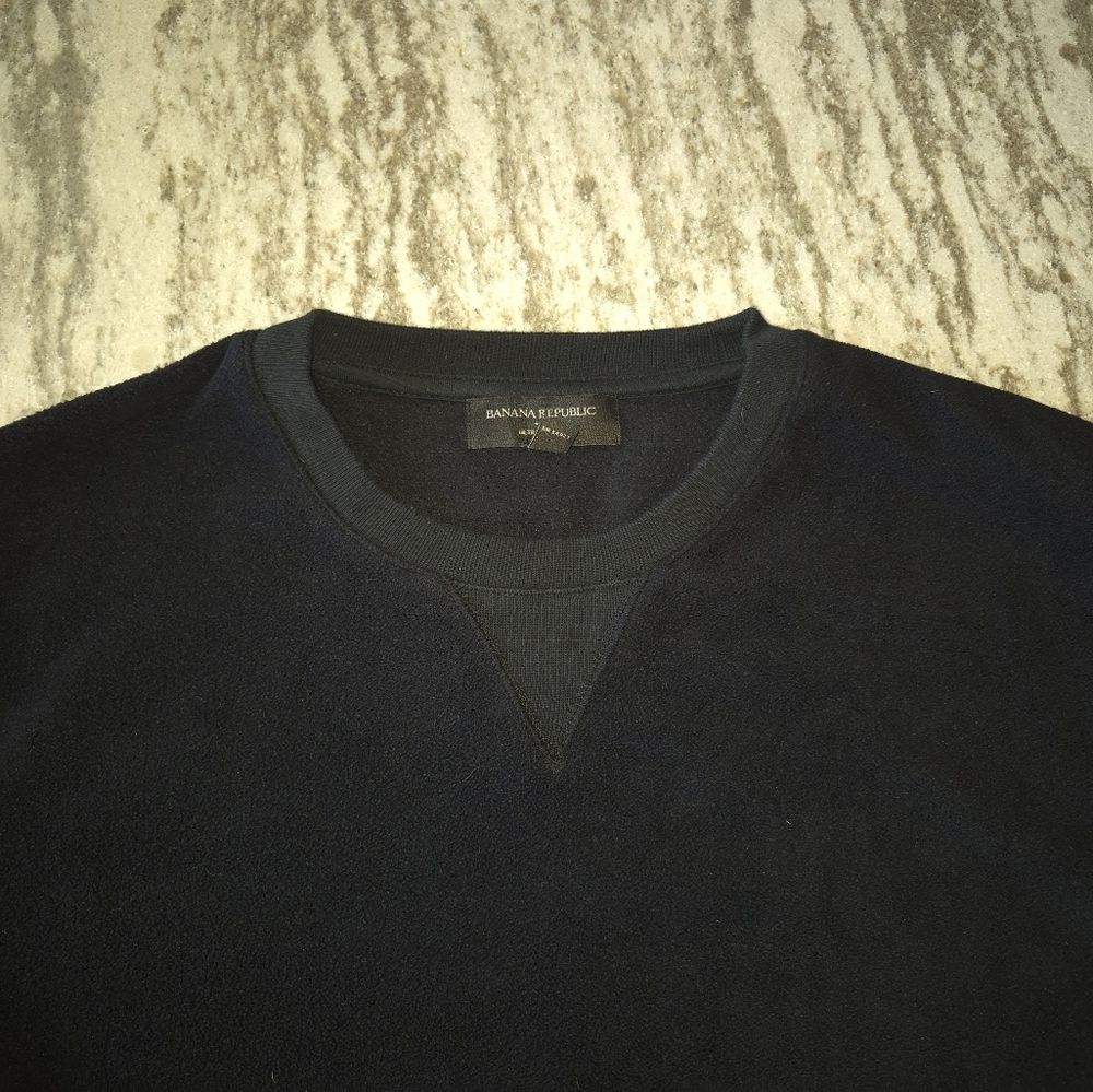 Banana Rebuplic Men's Ultra Warm Fleece Sweatshirt Size Large